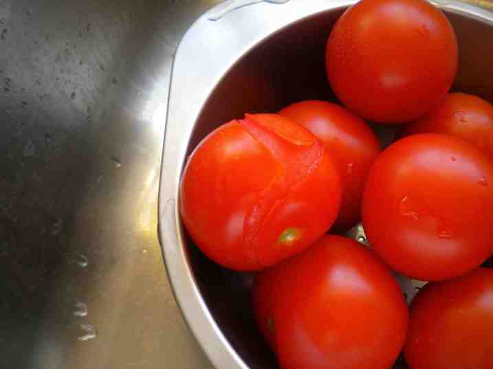 poached tomatoes